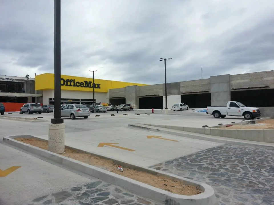 Plaza Playacar antes de los trabajos