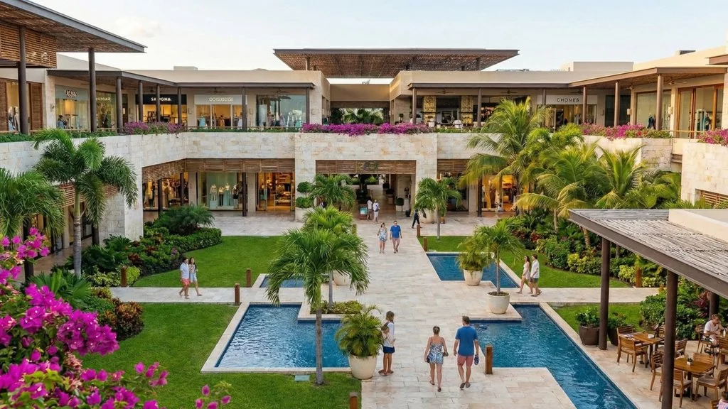 Vivero en sitio implementado por Verde In para reposición inmediata de plantas en plazas comerciales y hoteles de la Riviera Maya